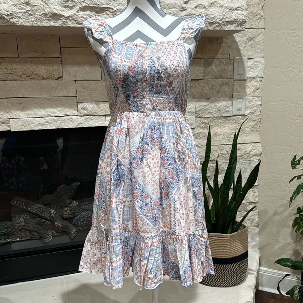 Ruffle Mini Dress
